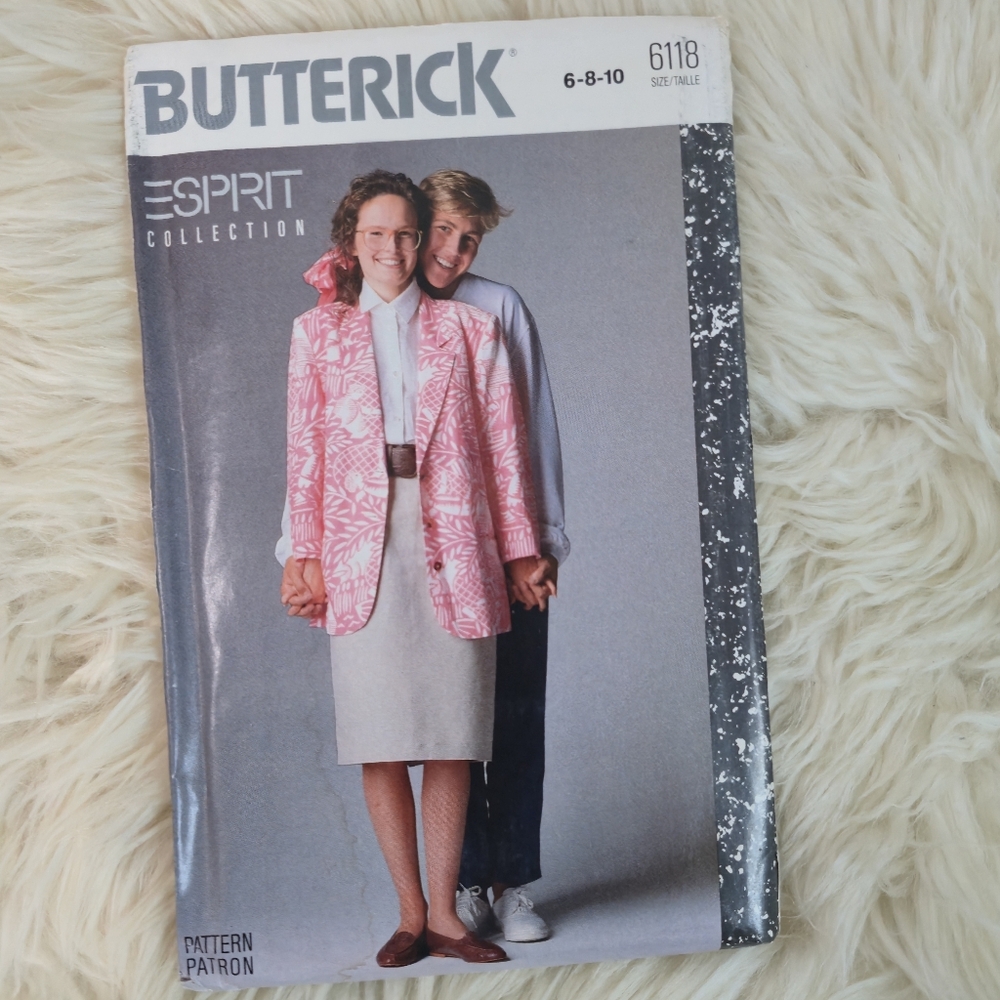 Butterick Esprit Collection Blazer Sewing Pattern 6118